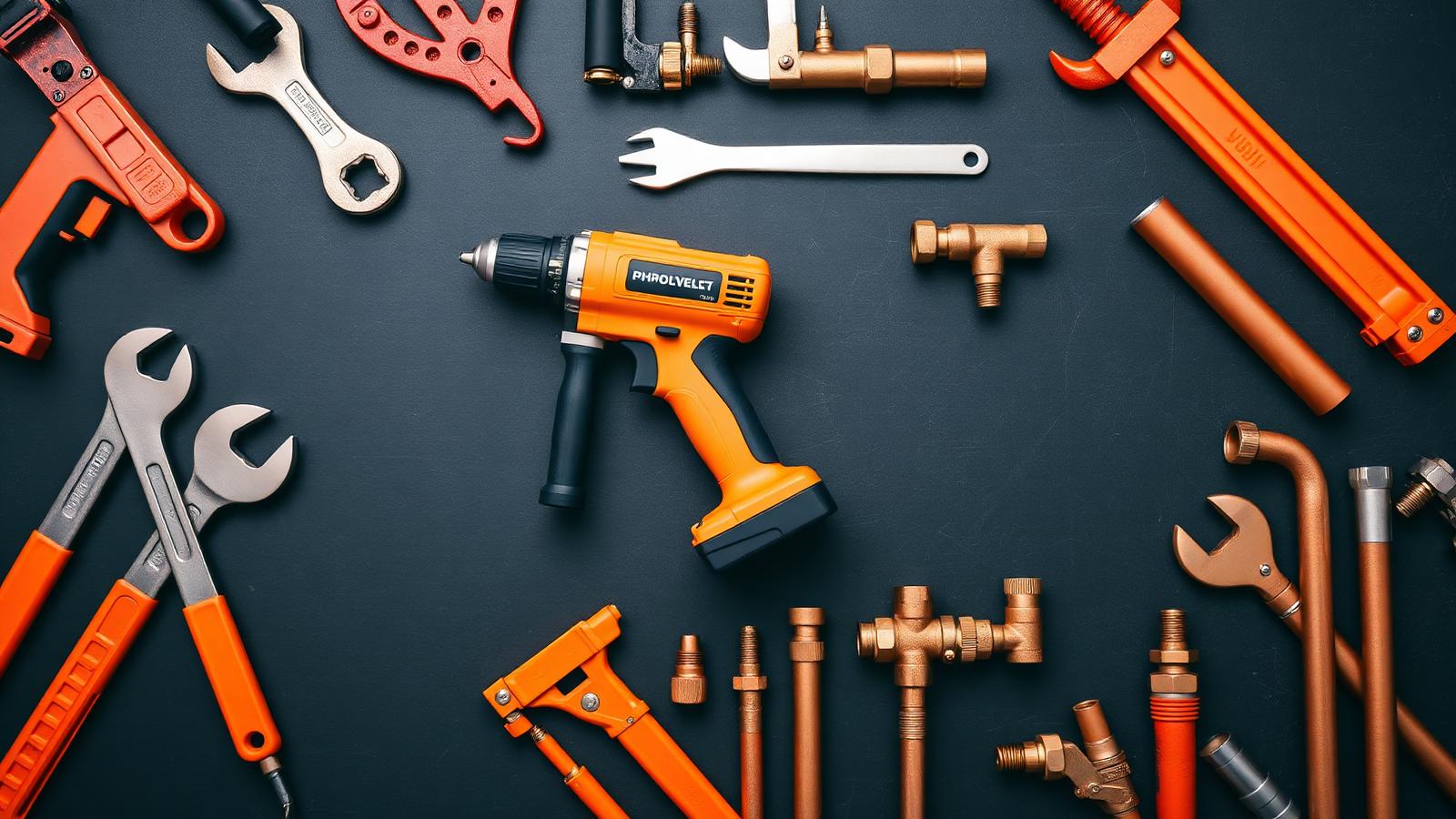 Professional tools and plumbing supplies